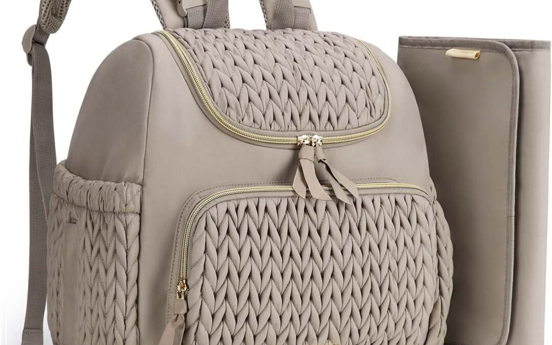 Mommore Small Diaper Backpack – Stylish Mini Maternity Bag for Travel