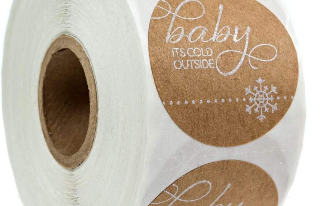 Baby It’s Cold Outside Christmas Stickers / 500 Holiday Snowflake Stickers