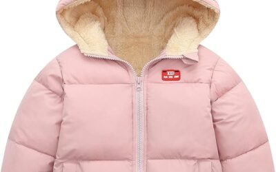 UNICOMIDEA Baby Winter Coat with Hood for Toddlers Boys & Girls for 12M-5T