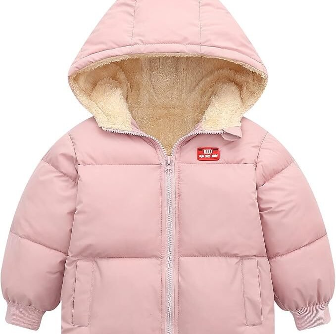 UNICOMIDEA Baby Winter Coat with Hood for Toddlers Boys & Girls for 12M-5T