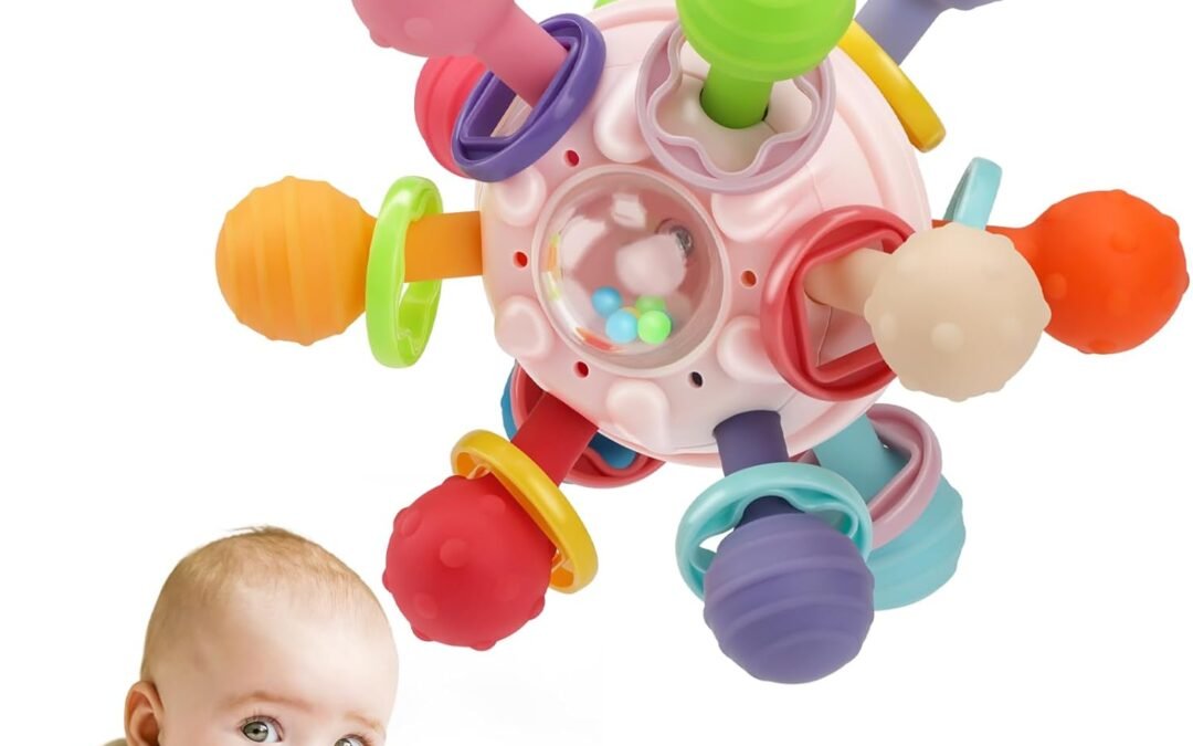 TOHIBEE Montessori Sensory & Teething Toys: Ideal Gifts for Babies 0-18 Months