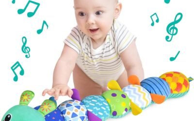 KMUYSL Baby Sensory Music Animal Toy: Crinkle, Rattle, and Plush Fun for Infants 0-12 Months