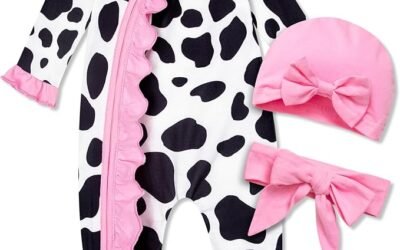 Preemie Newborn Baby Girl Romper 3-Piece Set: The Perfect Blend of Style, Comfort, and Convenience