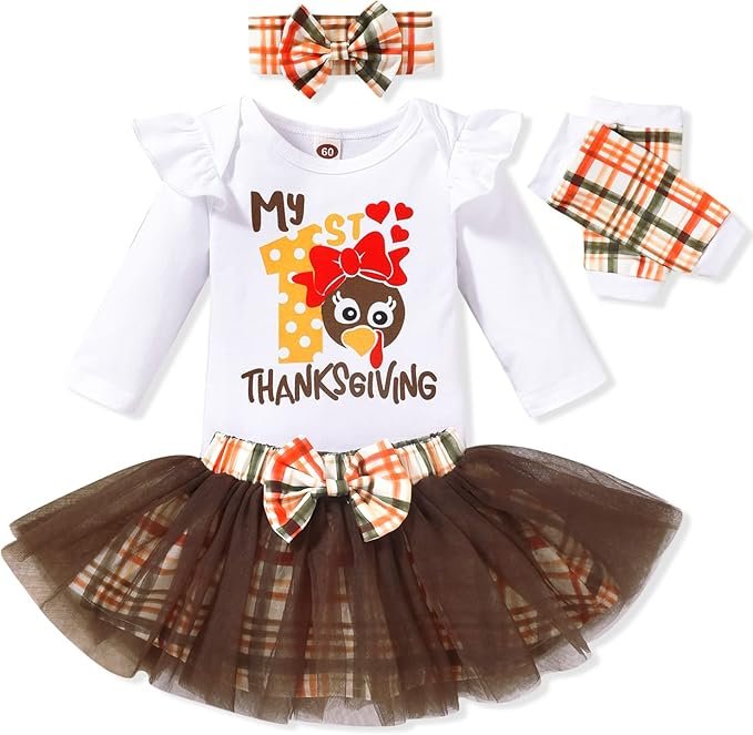 Aalizzwell Newborn Infant Baby Girls Holiday Skirt Outfit: The Perfect 4th of July Attire for Your Little One